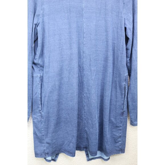 Pure Jill Indigo Long Sleeve Open Front Cardigan-XS-Pockets-Classic-BOHO - Picture 15 of 16